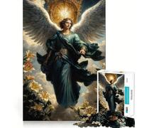 San Gabriele è un angelo che funge da messaggero di Dio Puzzle per adulti da 1000 pezzi, gioco intelligente per rafforzare i legami familiari, con bordi lisci 50x75cm