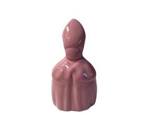 San Gennaro statua busto in Ceramica rosa Fatto a mano