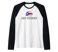 San Germán Country Puerto Rico Viaggio in Famiglia Uomo Donna Maglia con Maniche Raglan