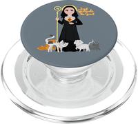 San Gertrude Patrono dei Gatti Amanti Grande Nivelles PopSockets PopGrip per MagSafe