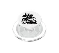 San Giorgio cattolico che sconfigge il drago - Simbolo PopSockets PopGrip per MagSafe