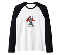 San Giorgio e Il Drago - Eroe Dell'Inghilterra Medievale Maglia con Maniche Raglan
