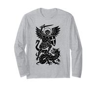 San Giorgio e Il Drago - Santo cattolico Ortodosso Maglia a Manica