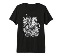 San Giorgio Inghilterra Drago Maglietta Premium