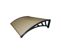 PENSILINA PENSILINE MODULABILE TETTOIA POLICARBONATO FUME' ALVEOLARE 100x60 NERO