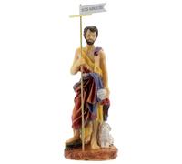 San Giovanni Battista conchiglia 12,5 cm statua resina