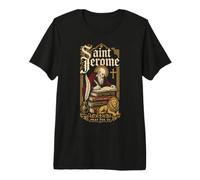 San Girolamo e Il Leone Cattolica Cattolica Maglietta Premium