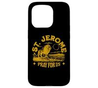 San Girolamo e il Leone Cattolico Santa Spina nella Paw Bible Custodia per iPhone 15 Pro