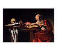 San Girolamo Poster di Michelangelo Merisi (Caravaggio) 30 x 20 cm Quadri Decorazione per pareti