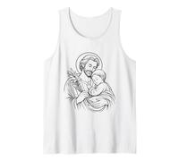 San Giuseppe cattolico San Padre Giorno Design Canotta