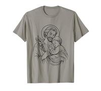 San Giuseppe cattolico San Padre Giorno Design Maglietta