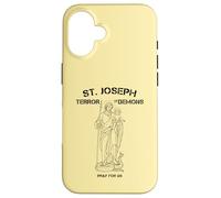 San Giuseppe: Guardiano contro i demoni e il terrore Custodia per iPhone 16