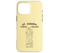 San Giuseppe: Guardiano contro i demoni e il terrore Custodia per iPhone 16 Pro Max