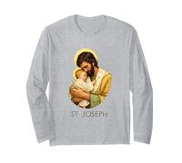 San Giuseppe Marito di Maria Patrono Cattolico Maglia a Manica