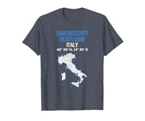 San Giuseppe Vesuviano Italia Città Maglietta, Uomo, Pervinca, 3XL