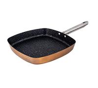 San Ignacio Adatta per induzione 139278 padella grill in alluminio pressato, multicolore, 28 x 28 cm, plastica