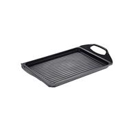 San Ignacio Compact - piastra per grill 24 x 26 cm - alluminio fuso - interno di Whitford in nero ed esterno in nero - vapore resistente con punto di induzione