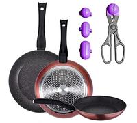 SAN IGNACIO Confezione da 3 veline Ø20/24 e 28 cm + spugna multiuso la crepa con 4 stampi