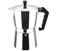 San Ignacio Piano Cottura Espresso Maker Caffè Nero Argento 3, 6, 9 & 12 Coppa