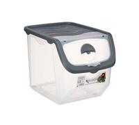 San Ignacio Portaciere impilabile 12l c coperchio antracite collezione KINVARA