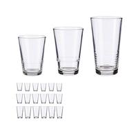 San Ignacio Set 18 bicchieri linee collezione VIVALTO