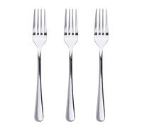 San Ignacio Set 3pc forchette dessert acciaio inox lucido natur