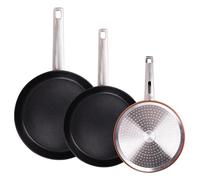 San Ignacio Set di 3 padelle Ø24Ø28Ø30 cm in alluminio forgiato AGROS