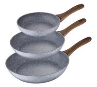 SAN IGNACIO - Set di padelle Daimiel, in alluminio forgiato, induzione 22/26/28