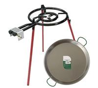 San Ignacio Set paella lucidata 46 cm bruciatore 400 mm collezione LA DEHESA