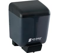 San Jamar Dispenser di sapone riutilizzabile fissato al muro manuale di plastica classico, 30 once, perla nera