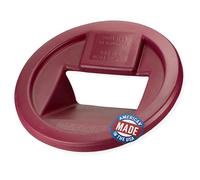 San Jamar KA3244 Katchall - Recuperatore rotondo robusto per bidoni di scarico da 32 e 44 litri, colore: Rosso