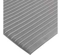 San Jamar KM4360 - Tappetino in vinile anti-fatica in spugna, 60 x 7,6 cm, colore: Nero