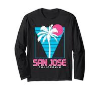 San José California Retro Vintage Maglia a Manica