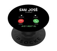 San José chiama e devo andare in Costa Rica in viaggio PopSockets PopGrip Adesivo