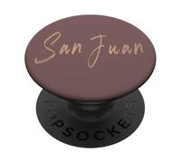 San Juan Puerto Rico Design elegante vintage PopSockets PopGrip Adesivo