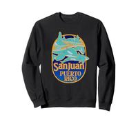 San Juan Puerto Rico Orca Balene Caraibiche Souvenir Felpa