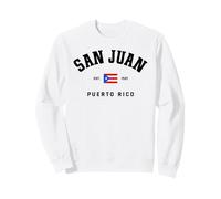 San Juan Viaggio a San Juan Puerto Rico Bandiera portoricana Felpa