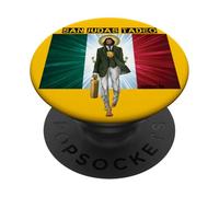 San Judas Tadeo - Bandiera messicana di San Giuda Art Devocion PopSockets PopGrip Adesivo