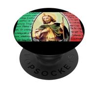 San Judas Tadeo - bandiera messicana di St. Jude Art Devocion PopSockets PopGrip Adesivo
