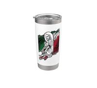 San Judas Tadeo Bandiera messicana - St. Jude Art Devocion Bicchiere termico in acciaio inox doppia parete