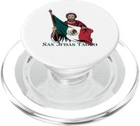 San Judas Tadeo Con Bandera del Messico PopSockets PopGrip per MagSafe
