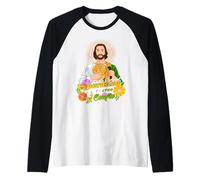San Judas Tadeo (Saint Jude The Apostle) Maglia con Maniche Raglan