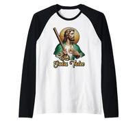 San Judas Tadeo (Saint Jude The Apostle) Maglia con Maniche Raglan