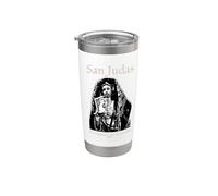 San Judas Tadeo - San Giuda Art Devocion proteccion Bicchiere termico in acciaio inox doppia parete