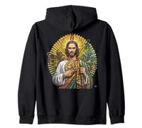 San Judas Tadeo Siempre A Mi Lado Felpa con Cappuccio