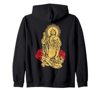 San Judas Tadeo Siempre A Mi Lado Spanish Jesus Felpa con Cappuccio