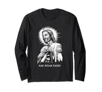 San Judas Tadeo - St. Jude Art Bianco e Nero Maglia a Manica