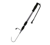 SAN LIKE Gaff da Pesca Retrattile in Lega di Alluminio, Gancio Telescopico con Impugnatura Morbida - Hook Tackle con Gancio Affilato e Pinza per Attrezzatura