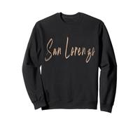 San Lorenzo California Vintage design elegante Felpa