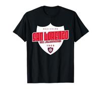 San Lorenzo de Almagro - Dale Ciclone 1908 Bold Shield Design Maglietta
